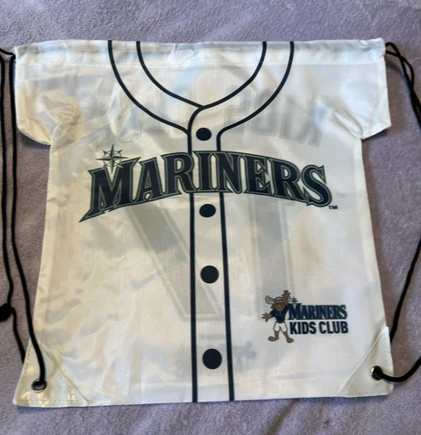 Seattle Mariners MLB Cinch Back Sack Drawstring Bag kids  17 club blue backpack Cover