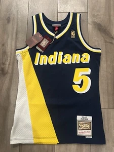 Mitchell & Ness Jalen Rose 1996-97 INDIANA PACERS Swingman Jersey Men’s Sz Small - Picture 1 of 5