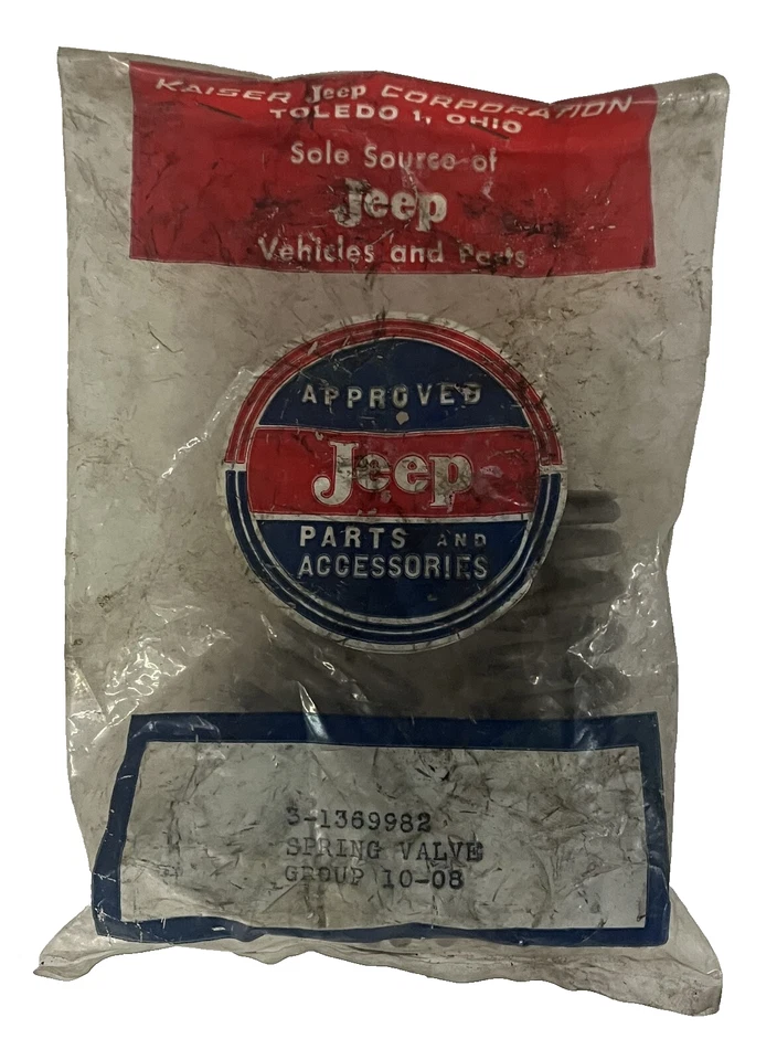 Nuevo de Lote Antiguo Grupo de Válvulas de Resorte 10-08 (3-1369982) Años 60 Años 70 Kaiser Willys Jeep CJ5 Foto 1 de 3
