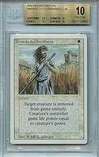 MTG Revised Swords to Plowshares BGS 10 Pristine Mint Magic Card Amricons 0963