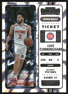 2022-23 Panini Contenders Semifinal Ticket #44 Cade Cunningham /99