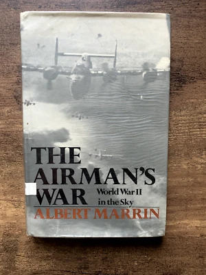 1st ED The Airman's War: World War II in the Sky (1982) Albert Marrin ex-lib - Image 1 of 4