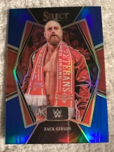 2022 Panini Select WWE Premier Level Zack Gibson Blue Prizm NXT 2.0 /199 - Picture 1 of 2
