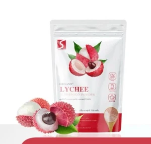 100g. Lychee Powder 100% Organic Natural Highly Nutritious Fruit Juice Smoothy - Picture 1 of 4