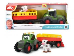 Dickie Baby- & Kleinkindspielzeug Traktor mit Anhänger ABC Fendti 204115001