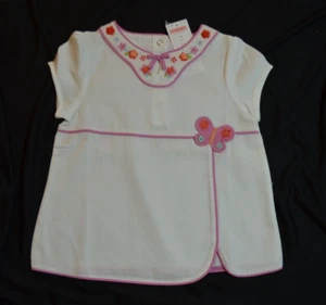 Gymboree Love is in the Air Tea Garden White Top Flrl & Butterfly Accents NWT 5T - Picture 1 of 2
