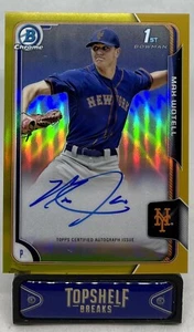 MAX WOTELL RC AUTO 2015 BOWMAN CROMO BOZZA AUTOGRAFO ORO RIFRATTORE 24/50 MWO - Foto 1 di 3
