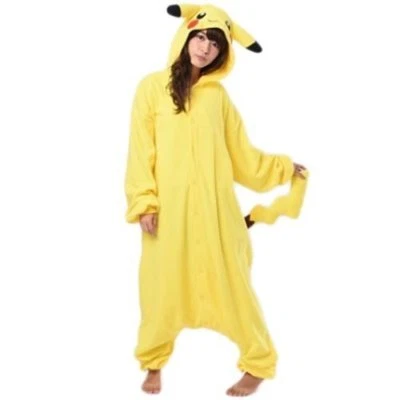 Disfraz de Disfraz Pokemon Pikachu Fleece Kigurumi Talla Única SAZAC De Japón Envío Gratis Foto 1 de 4