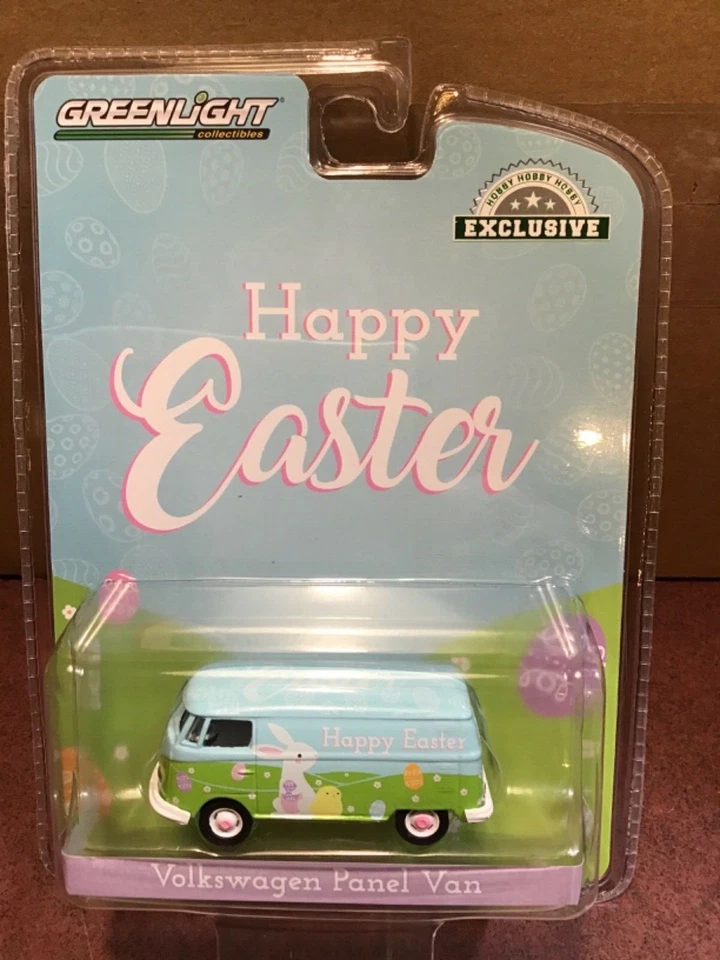 Greenlight Hobby Exclusivo Volkswagen Panel Van Feliz Pascua 2021  Foto 1 de 1