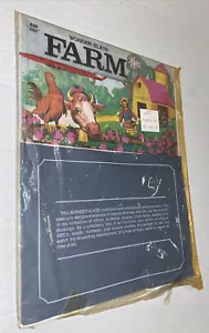 Vintage Sears Wonder Slate Farm Cow Rooster MCM Grosset Dunlap Children Toy Prop - Picture 1 of 7