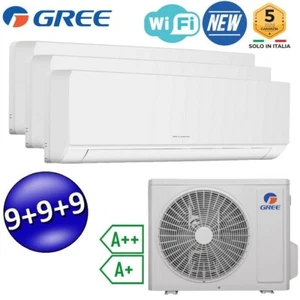 Climatizzatore Gree Cosmo Trial 3x 9000 BTU, con WiFi e Pompa di Calore, Classe A++/A - Foto 1 di 4