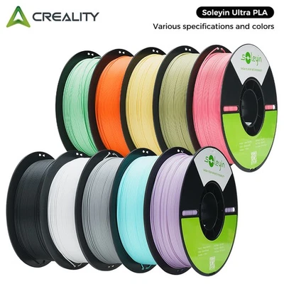 Filamento de impresora 3D de alta velocidad Creality Soleyin PLA Ultra 1,75 mm 1 kg DE
