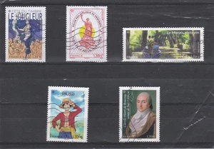 FRANKREICH 2025 SATZ VON 5 BRIEFMARKEN GUMMIERT GESTEMPELT - Bild 1 von 1