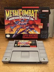 Metal Combat: Falcon's Revenge SNES Gran Caja y Juego - Imagen 1 de 12