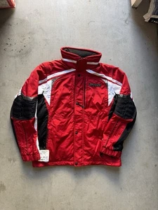 VTG Spyder Ski Snowboard Insulated Waterproof Jacket Coat Large Red Heavy Racing - Picture 1 of 10