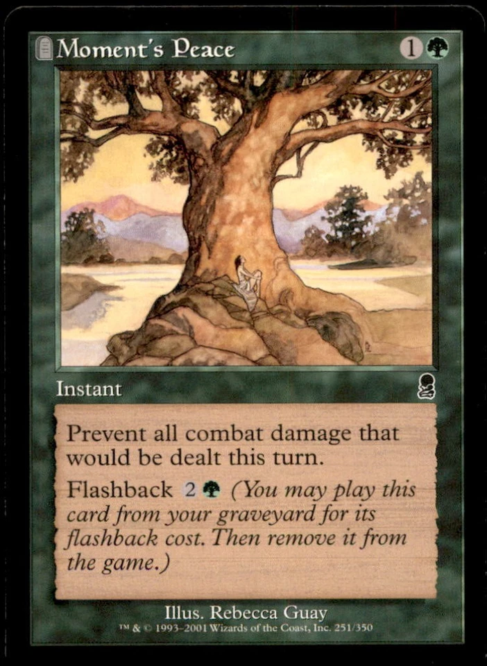 MTG Moment's Peace LP Light Play Odyssey Magic the Gathering - Image 1 of 1