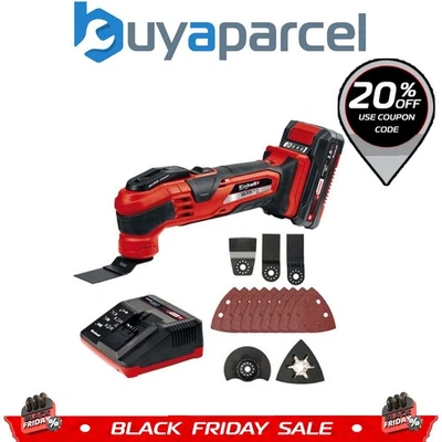 Einhell TE MG 18 LI Varrito Cordless 18v Multi Tool Multi Tool + 2ah Battery - Image 1 of 4