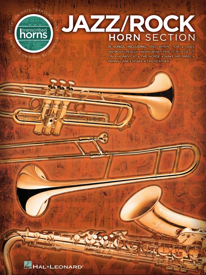 Jazz/Rock Horn Section Transcribed Trumpet Sax Trombone Sheet Music Book - Image 1 of 1