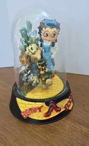 VTG Betty Boop "Somewhere Over The Rain Boop" Hand Painted Sculpture #00665 '99 - Picture 1 of 13