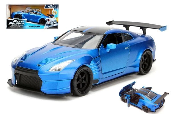 BRIAN'S NISSAN GT-R (R35) FAST & FURIOUS BLUE 1:24 - Immagine 1 di 1