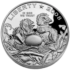 2008-S Bald Eagle Commemorative Half Dollar Proof - Picture 1 of 1