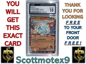 2023 Pokemon Eiscue ex Obsidian Flames 042/197 OBF EN Ultra Rare CGC 10 Gem Mint - Bild 1 von 8