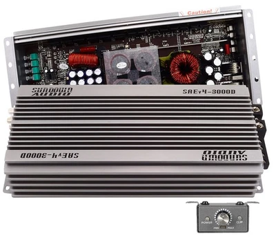 Amplificador Mono Sundown Audio SAEv4-3000D 3000w RMS Amplificador 1 Ohm SAEv4-3000.1D Foto 1 de 4