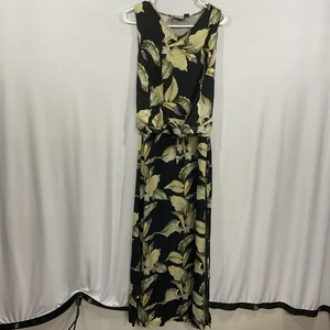 Vintage 90s Tommy Bahama Womens Medium Silk Floral Leaves Print Flowy *Rip* - Picture 1 of 10