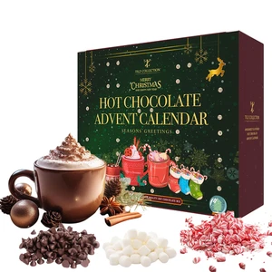 Hot Chocolate Advent Calendar 2025 Gourmet 24 Flavor Luxury Drink Gift Set - Picture 1 of 12