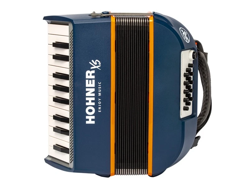 Akkordeons HOHNER Akkordeon XS Kinder Blau/orange W.gigbag
