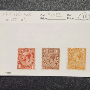 Great Britain #160-162 MOGH - CV $12.85 - Lot #10422 - Picture 1 of 1