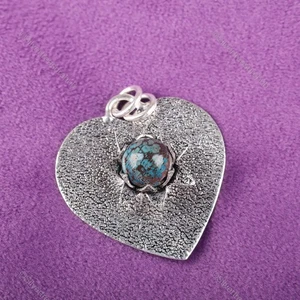 Pendientes Hija Elegantes Étnicos Gota Piedra Shattukita Redondos Plata de Ley 925 - Imagen 1 de 5