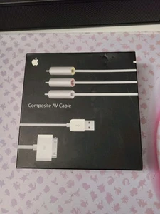 Apple Composite Audio Video Cable MB129LL/A iPod iPhone - Picture 1 of 6