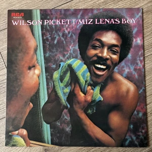 Wilson Pickett Miz Lena’s Boy EX+/EX+ Japan Promo Vinyl LP 1973 W/insert - Picture 1 of 9