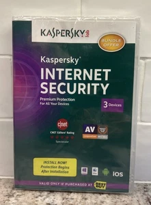 Kaspers Internet Security Premium Protection 3 Devices 2014 Sealed MAC iOS & - Picture 1 of 2