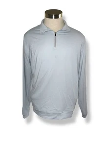 PETER MILLAR Crown Sport Wicking Performance 1/4 Cremallera Pullover Top Azul talla M - Imagen 1 de 8