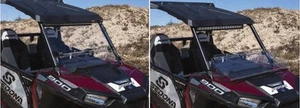 Open Trail Folding Windshield for 2015-2018 CFMOTO UFORCE 800 EPS UTV - Picture 1 of 2