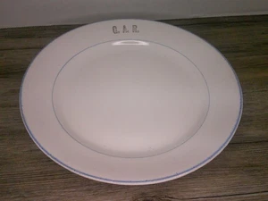 antique G.A.R. dinner plate w/ logo on plate used reunion Stubenville, Ohio N - Picture 1 of 14