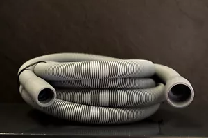 TUBO PROLUNGA USCITA LAVATRICE 2,5m GRIGIO KIT CON TRUFFATORE - Foto 1 di 4