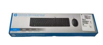 HP Wired Desktop 320MK Mouse and Keyboard USB (9SR36UT#ABA) - Image 1 of 4