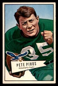 1952 Bowman Large Football #92 Pete Pihos EX