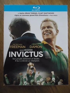 BLU-RAY * INVICTUS * MATT DAMON MORGAN FREEMAN CLINT EASTWOOD RUGBY MANDELA - Picture 1 of 2