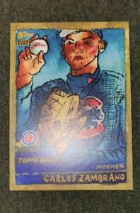 2022 Topps Spotlight 70 II by Andy Friedman SSP GOLD #07/10 Carlos Zambrano Cubs