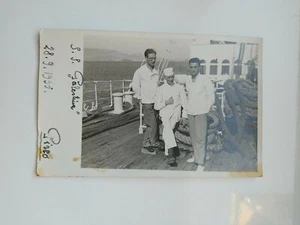 PIROSCAFO S.S.PALESTINA-28 SETTEMBRE 1935(PIREO) vecchia FOTOCARTOLINA  - Picture 1 of 2