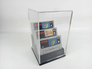 Halter passend für 3 Super Nintendo Spiele SNES Aufsteller von Rapid Factory - Bild 1 von 8