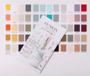 Fusion Mineral Paint Full Color Chart (w/ Real Paint Swatches) - Picture 1 of 1