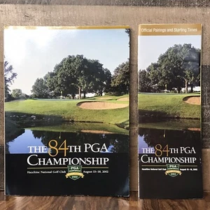 2002 84th PGA Championship Program Hazeltine w/Official Pairings & Times Guide - Picture 1 of 6