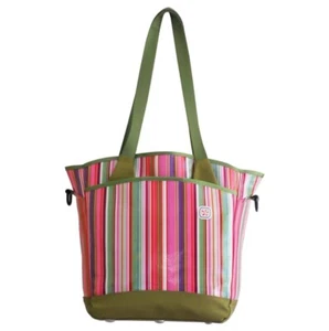 Fleurville Sling Tote Handtasche Wickeltasche Tasche Bunt Rosa Grün Modern - Bild 1 von 2