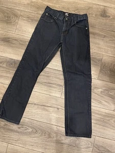 Slim Straight Jeans Boys Youth Size 16 Skinny Dark Wash 28 x 28 Blue Urban 1803 - Picture 1 of 5