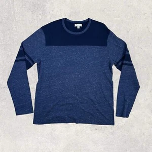 Camisa J Crew Flagstone Colorblock Manga Larga Para Hombre XL Delgada Azul Moteado Nueva Sin Etiquetas - Imagen 1 de 8